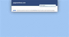 Desktop Screenshot of pagosenlinea.com