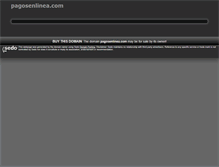 Tablet Screenshot of pagosenlinea.com